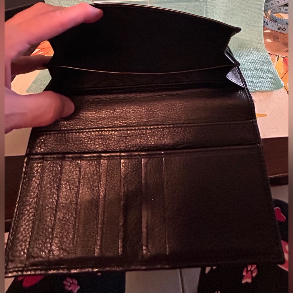 Gucci Black Leather Long Wallet - Picture 12 of 14